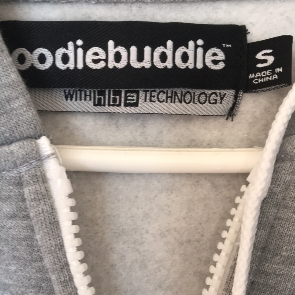 Hoodie Buddie zip up hooded sweatshirt - Picture 3 of 6